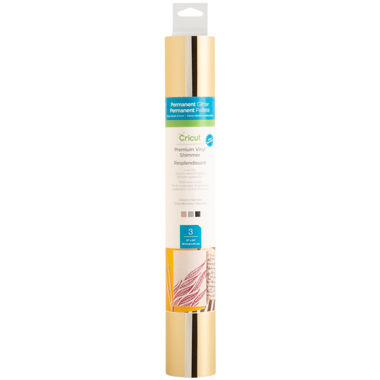 9 Pack: Cricut® Premium Vinyl™ Shimmer Classic Sampler